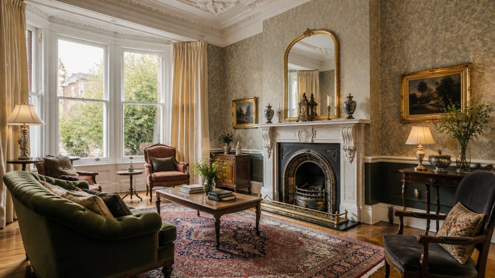Restoring a Victorian Living Room With an Original Fireplace as the Centrepiece